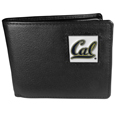 Cal Berkeley Bears Leather Bi-fold Wallet Packaged in Gift Box